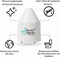 Vista 3 de Krazy Klean Pro Limpiador de Inodoro, Solución de Limpieza Doméstica, Limpiador de Inodoro Natural de Larga Duración para Manchas y Anillos de Agua
