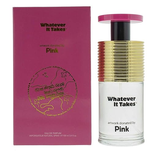 Whatever It Takes Eau de Parfum en espray rosa, 3.4 onzas
