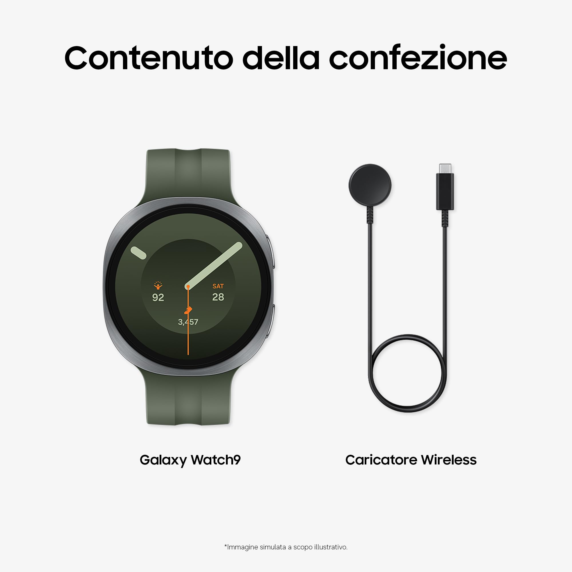 Samsung Galaxy Watch9, 44mm, Silver, LTE [Versione Italiana] | Design Sottile Anti-Urto, Guida al Sonno, Coaching Salute, Benessere Cardiaco, Batteria da 445 mAh, Snapdragon Wear Elite