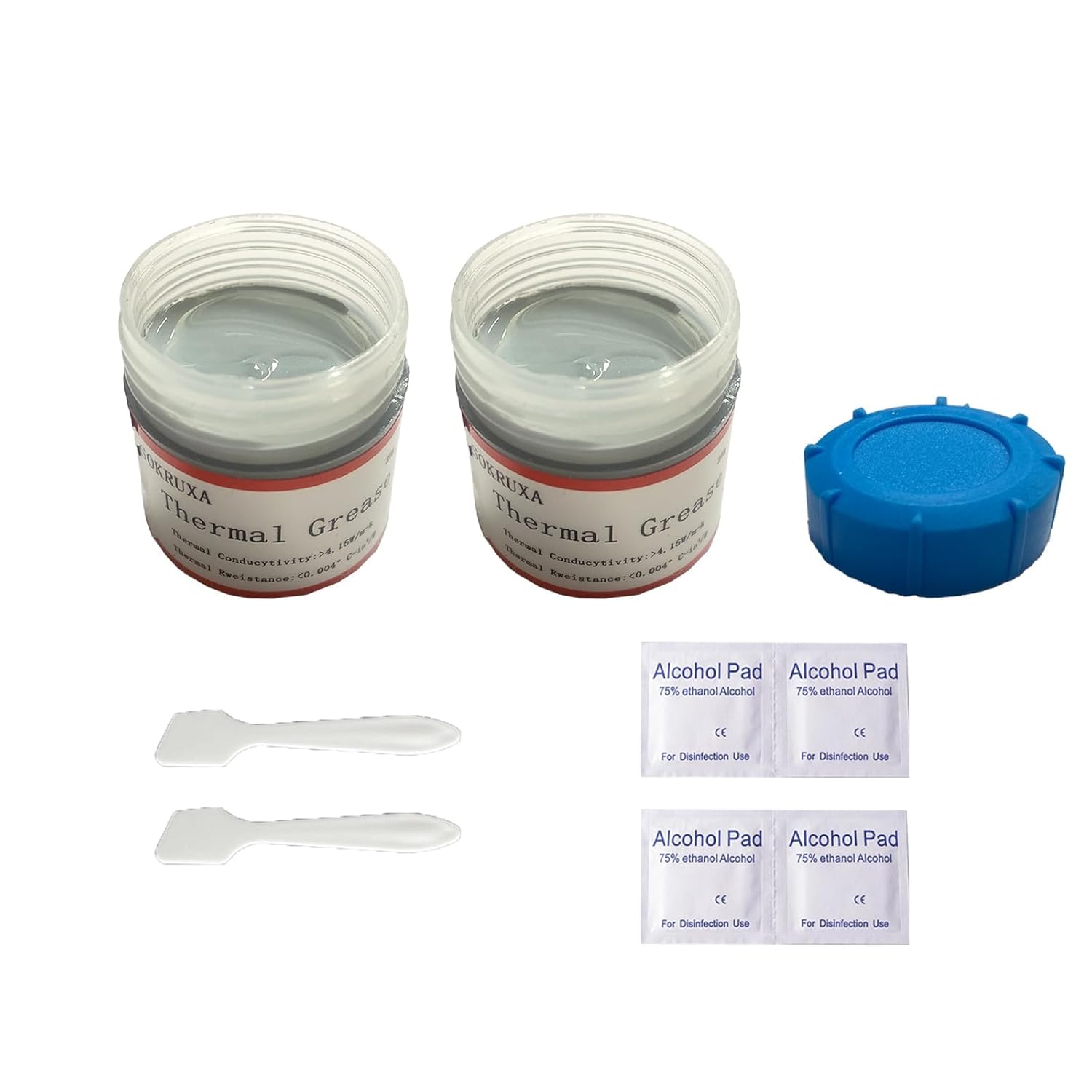 25g Silver Thermal Compound Paste,Thermal Conductivity:>4.17W/m-k,Thermal Paste Kit ，Carbon Based High Performance,Thermal Compound CPU for All Coolers, Thermal Interface Material