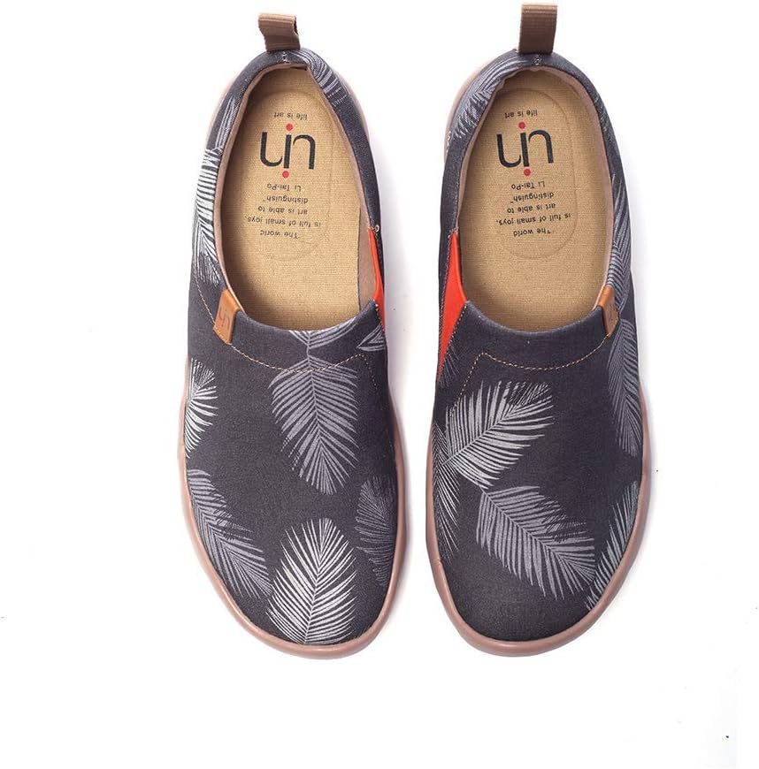 UIN Men's Loafers Painted Travel Shoes Slip Walking Shoes Casual Lightweight Comfort Fashion Sneaker Toledo Ⅰ Destination