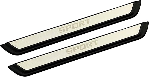 Miniatura 4 de GZBFTDH Protector de entrada de puerta de automóvil, para Toyota C-HR CHR 2018-2022, 4 unidades, acero inoxidable con cubierta protectora de umbral