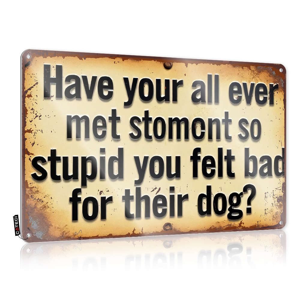 Framed Farmhouse Signs Gift For Boyfriend | Have You Ever Felt Bad For Their Dog? Humor Outhouse Decoration(30X40CM)