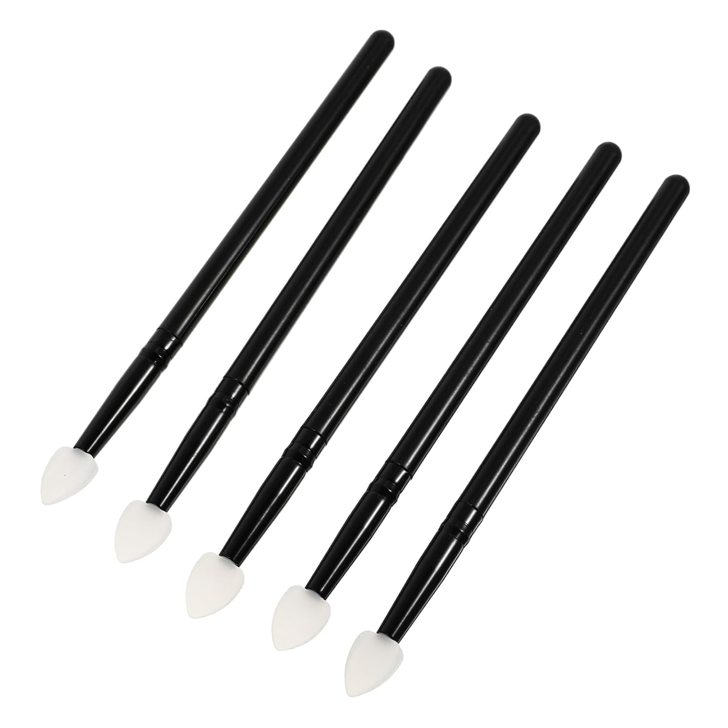 5PCS Silicone Eyeshadow Makeup Brush Set for Eye Cosmetic Application Portable and Easy to Clean for Makeup Enthusiasts and Professionals