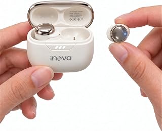 Fone de Ouvido Bluetooth para Dormir com ANC, Bege