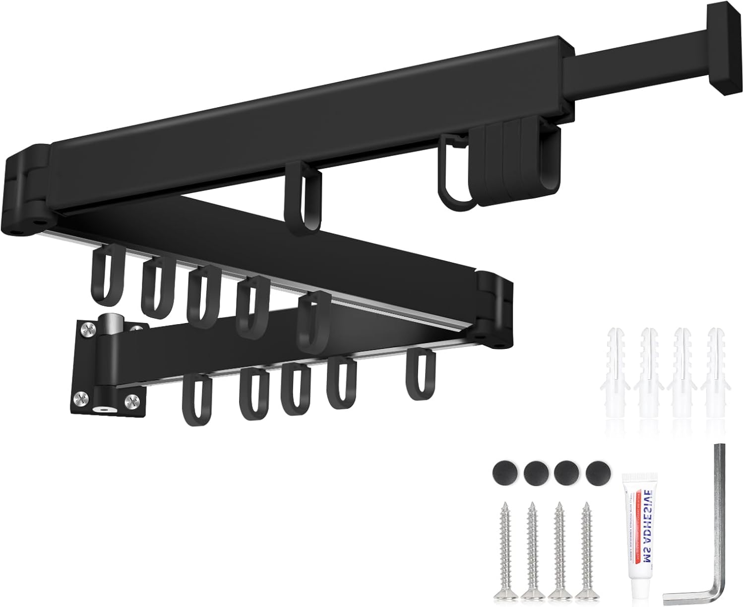 WTASUP Clothing Drying Rack, Retractable Laundry Space
