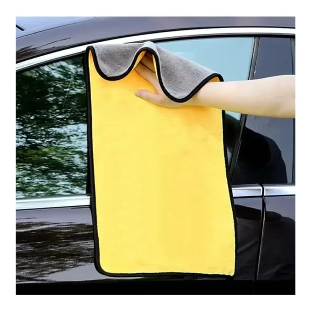 Doppelseitige Auto-Mikrofasertücher, super saugfähig, zum Waschen, Trocknen, Reinigungstücher, Reinigungswerkzeug (30 x 60 cm, 10 Stück)