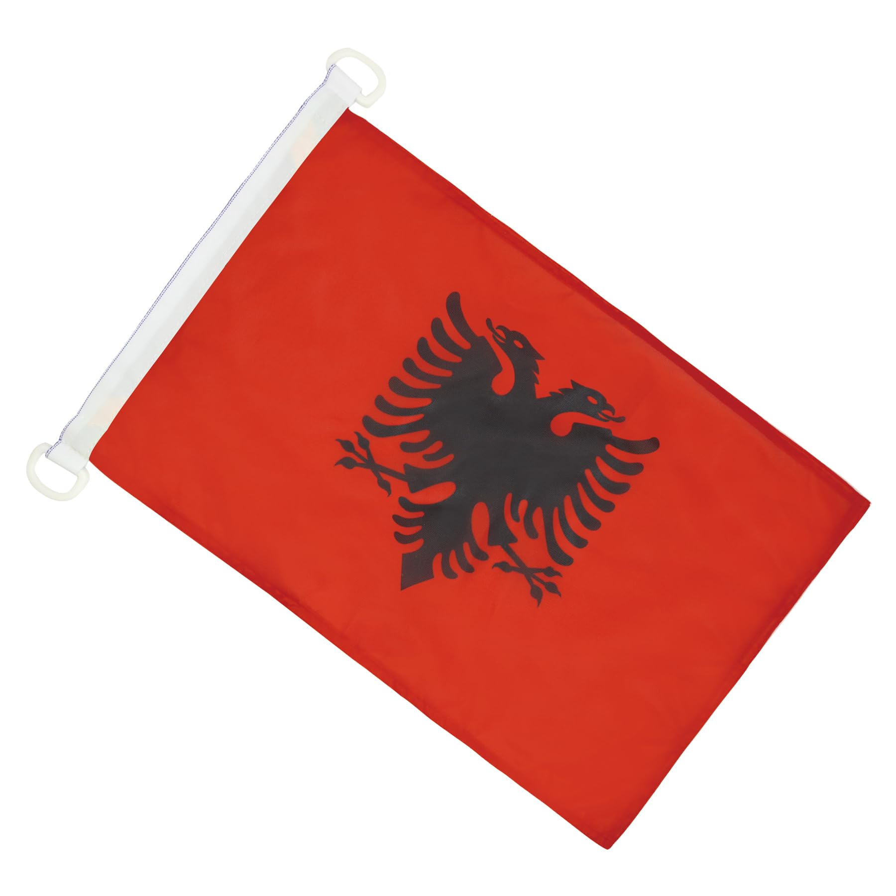 AZ FLAG Bandiera Navale Albania 45x30cm - Bandiera Maritima Albanese 30 x 45 cm speciale Nautismo, Padiglione Nautico - 3