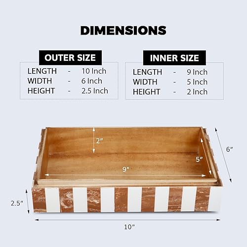 Miniatura 9 de Handicrafts Home Moroccan Pattern Inspired Collection Caja decorativa organizadora y de almacenamiento multiusos para regalo, estampado marroquí en