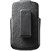 BlackBerry Leather Swivel Holster for BlackBerry Q10 - Black