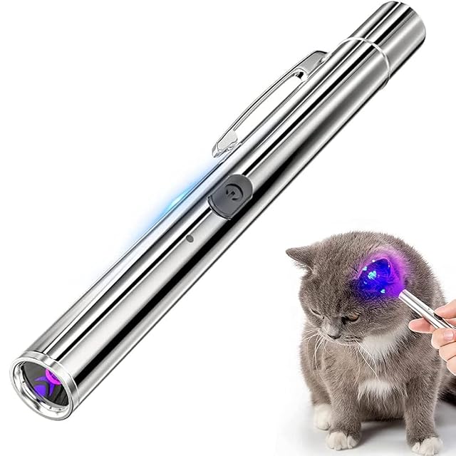 Foto 3 de 7 de Baalaa LáMpara de PortáTil, Luz Negra Ultravioleta para el Cuidado de Perros/Gatos, Detector de TiñA de