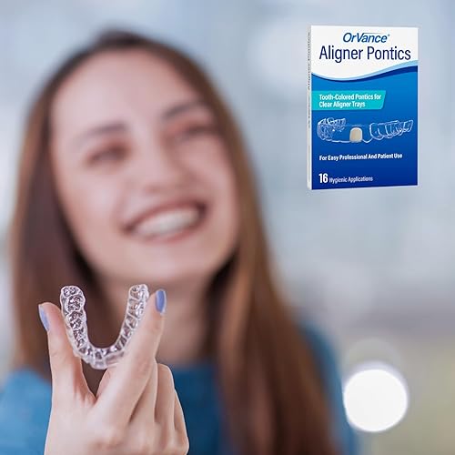Miniatura 7 de Aligner Pontics  Reemplazo temporal de dientes para Invisalign, bandejas de alineador y retenedores transparentes durante el tratamiento de