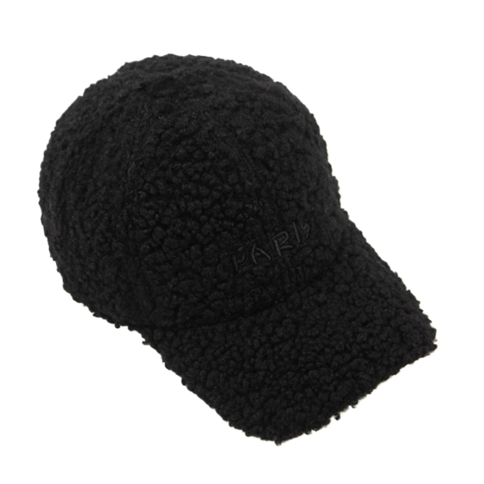 Autunno Inverno Baseball Cap per le Donne Lettera Parigi Hip Hop Cappelli Femminile Caldo Moda Faux Mohair