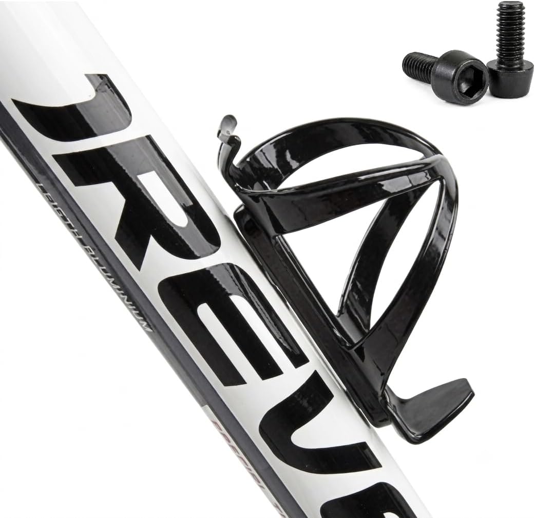 Wavvaยฎ Bicycle Cycle Bottle Holder Cage (Black)