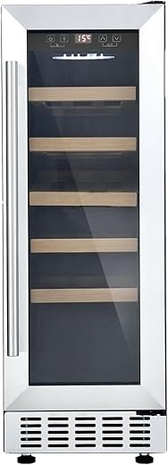 Cookology CWC300SS Freestanding Under Counter Fridge Cabinet 30cm Wine Cooler in Stainless...