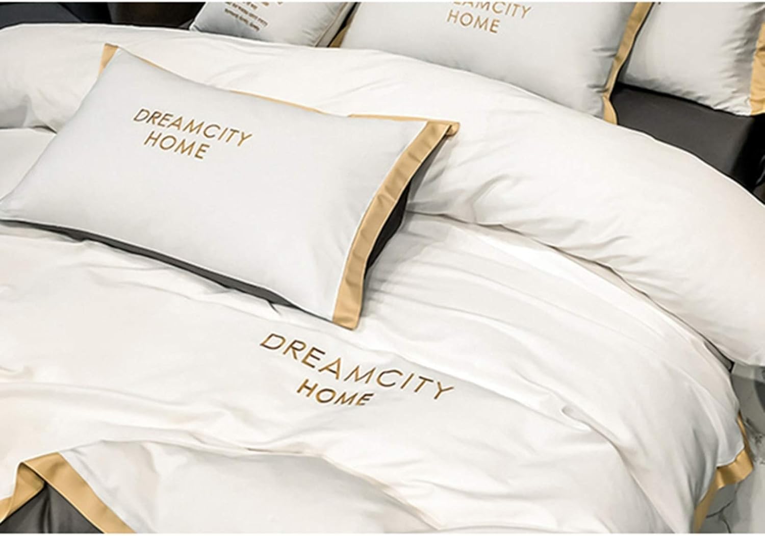 布団カバー ベッドスカート ベッド用 和式兼用 可愛い 洋式 布団用 寝具カバーセット洗い替え速乾タイプホワイト 掛け布団カバー 枕