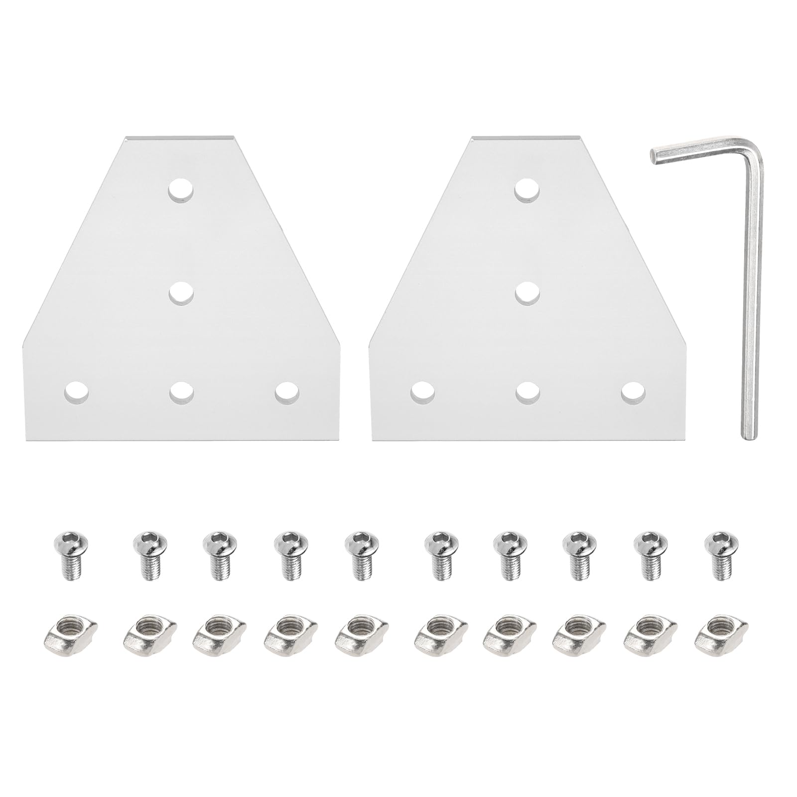 Connecteur d'angle en T 3030 pour stabiliser et assembler un châssis 3D