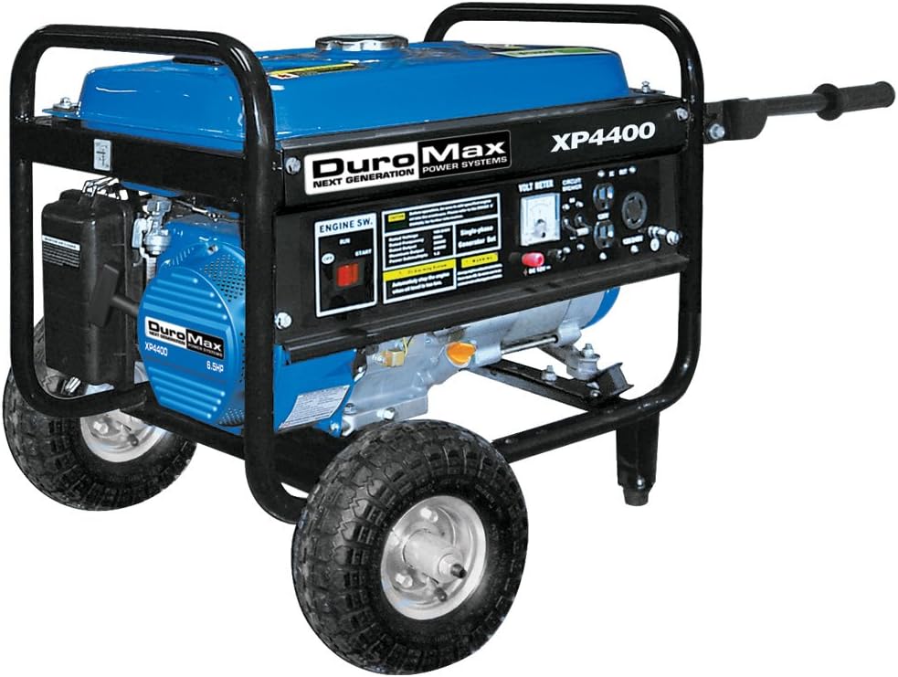 DuroMax XP4400-CA, 3500 Running Watts/4400 Starting Watts, Gas Powered Portable Generator