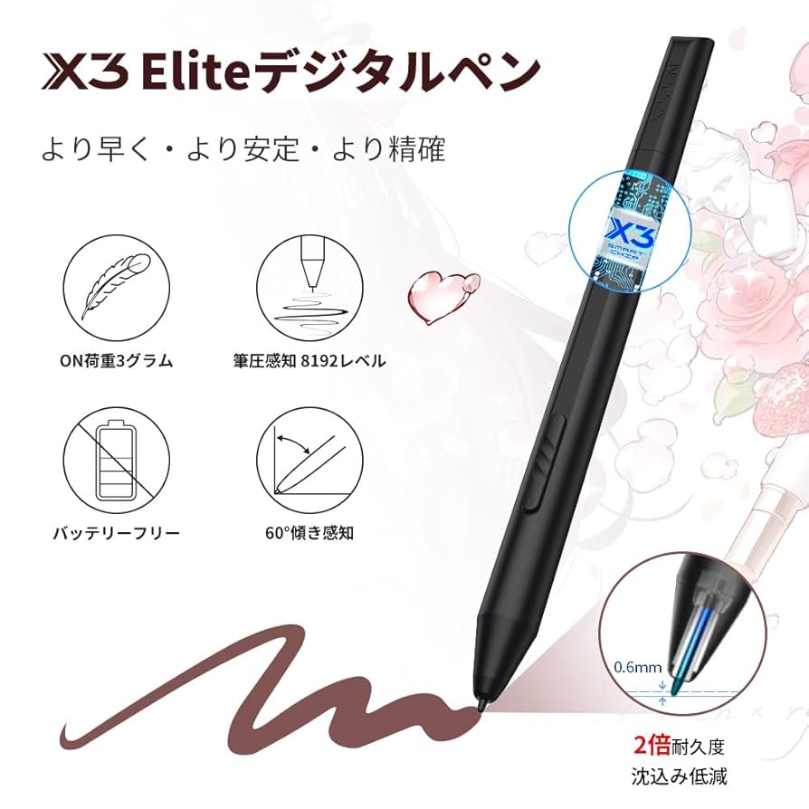 ラスト2台！すぐ使えるお絵描きタブレット★バッテリー良好★タッチペン初心者美品 Amazon.co.jp: XPPen 液タブ Artist 13セカンド X3チップ搭載
