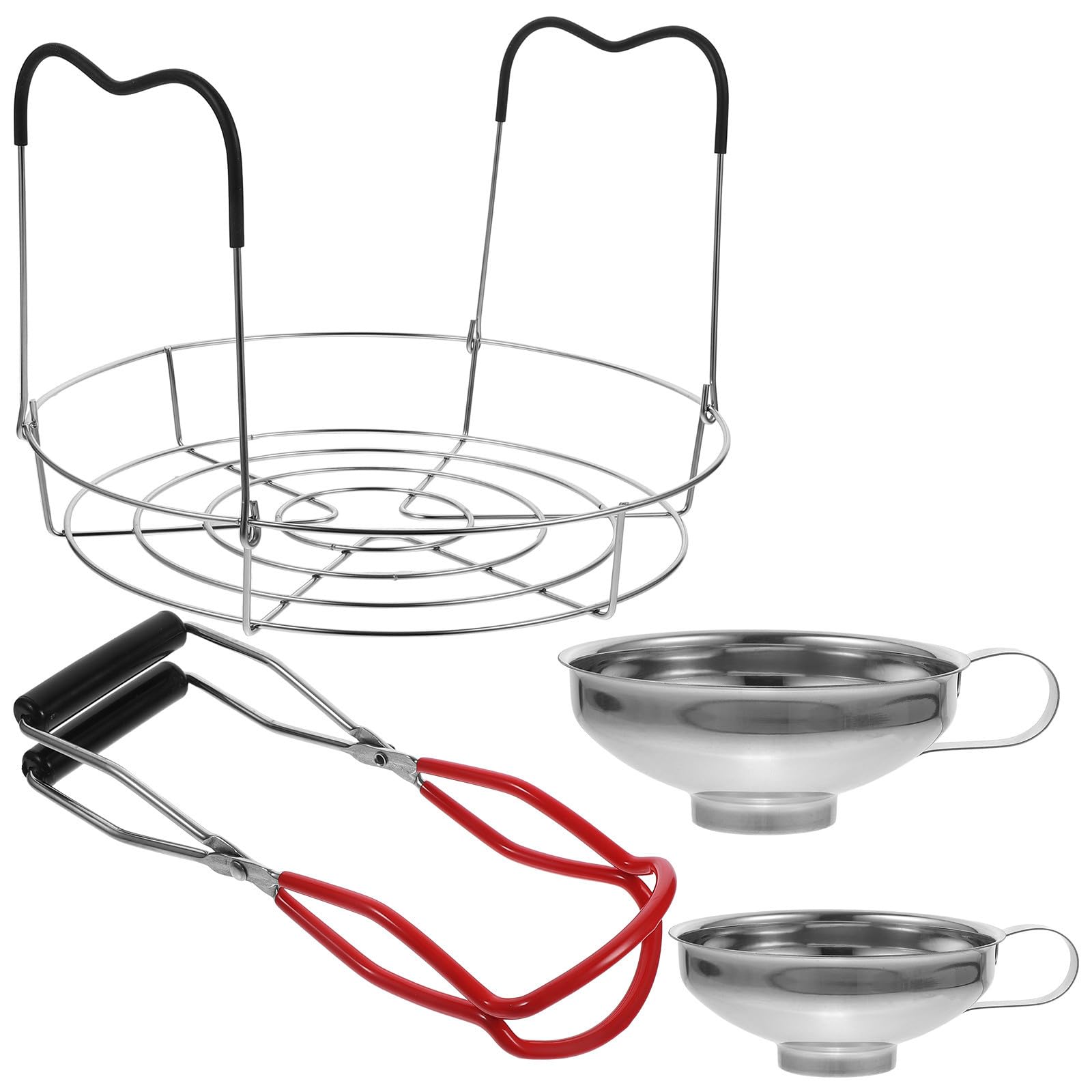 Pinzas Juego Antideslizantes de Acero Inoxidable Enlatar 1