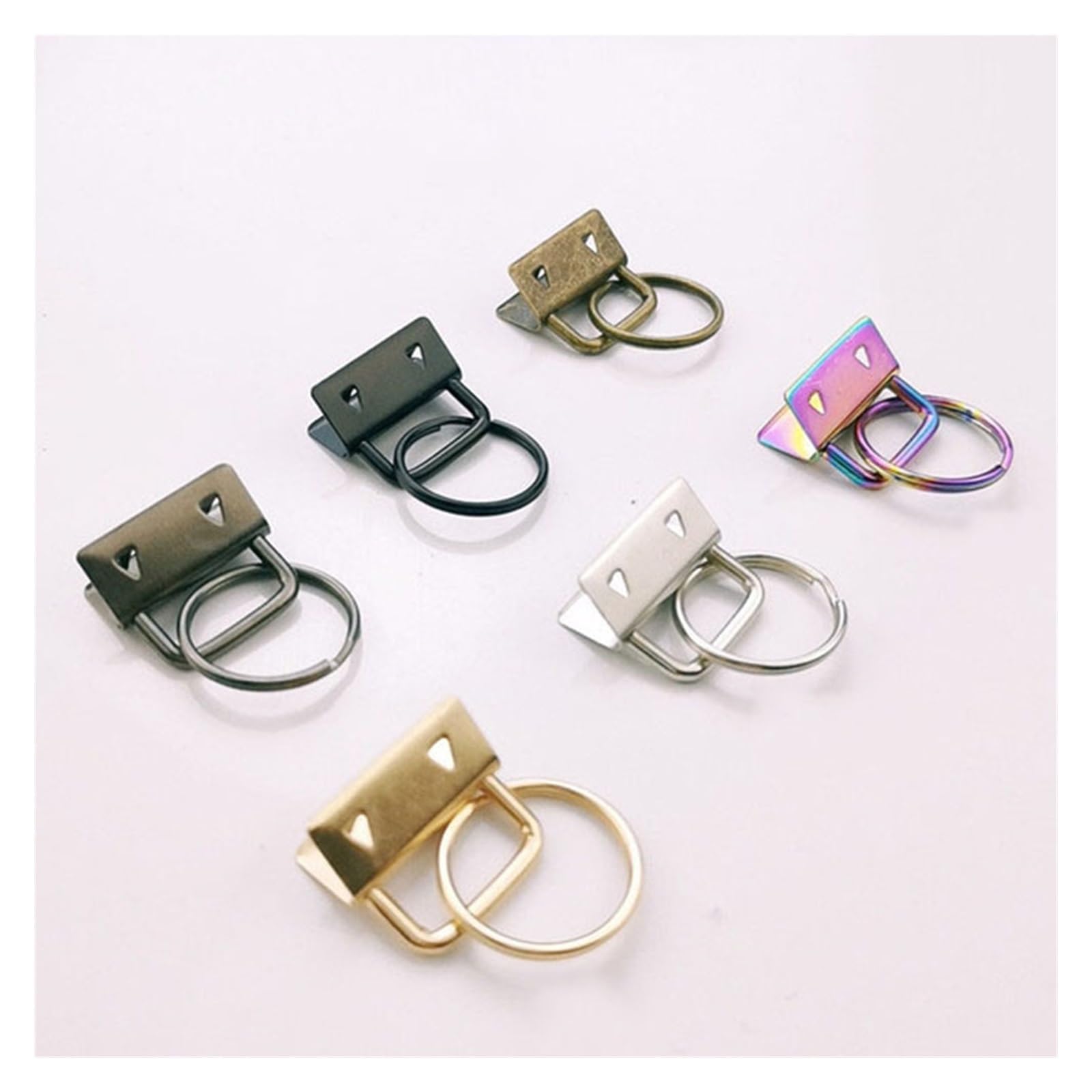 Verstellbare Schnallen aus Metall, 40 Stück 25 Mm Metallbandenden, Schnallen, Riemenendverschlüsse, Schlüsselband-Clips, Hardware