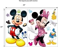Vista 4 de Mouse Wall Decal Kids Room Sticker Cartoon Mural Decor Home