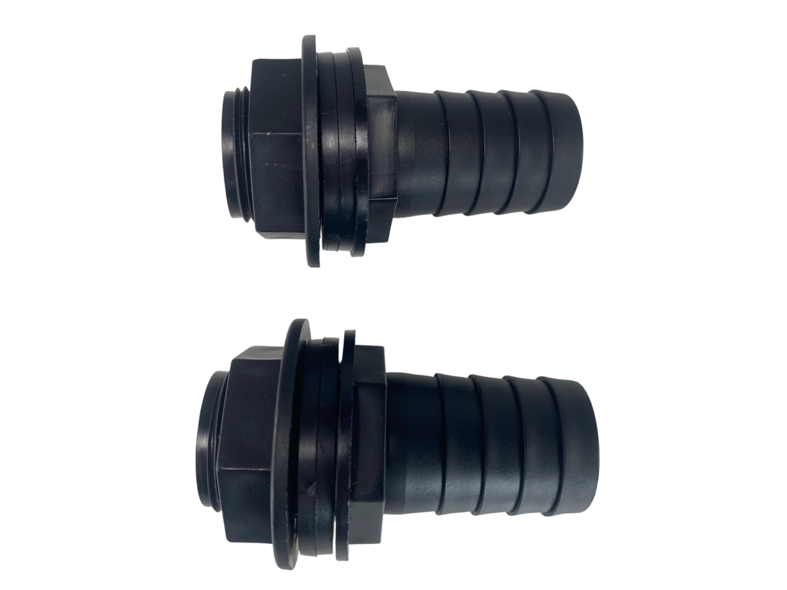 25mm (1") Barbed Water Butt/Water Tank Overflow Outlet Connector/Adaptor(Pack of 2)