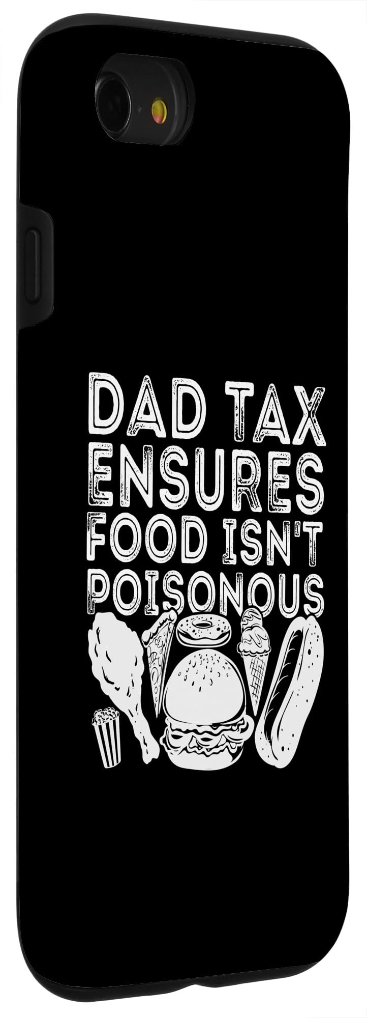 iPhone SE (2020) / 7 / 8 Dad Tax Making Sure It's Not Poison, funny retro Daddy Tax Case - Image 3