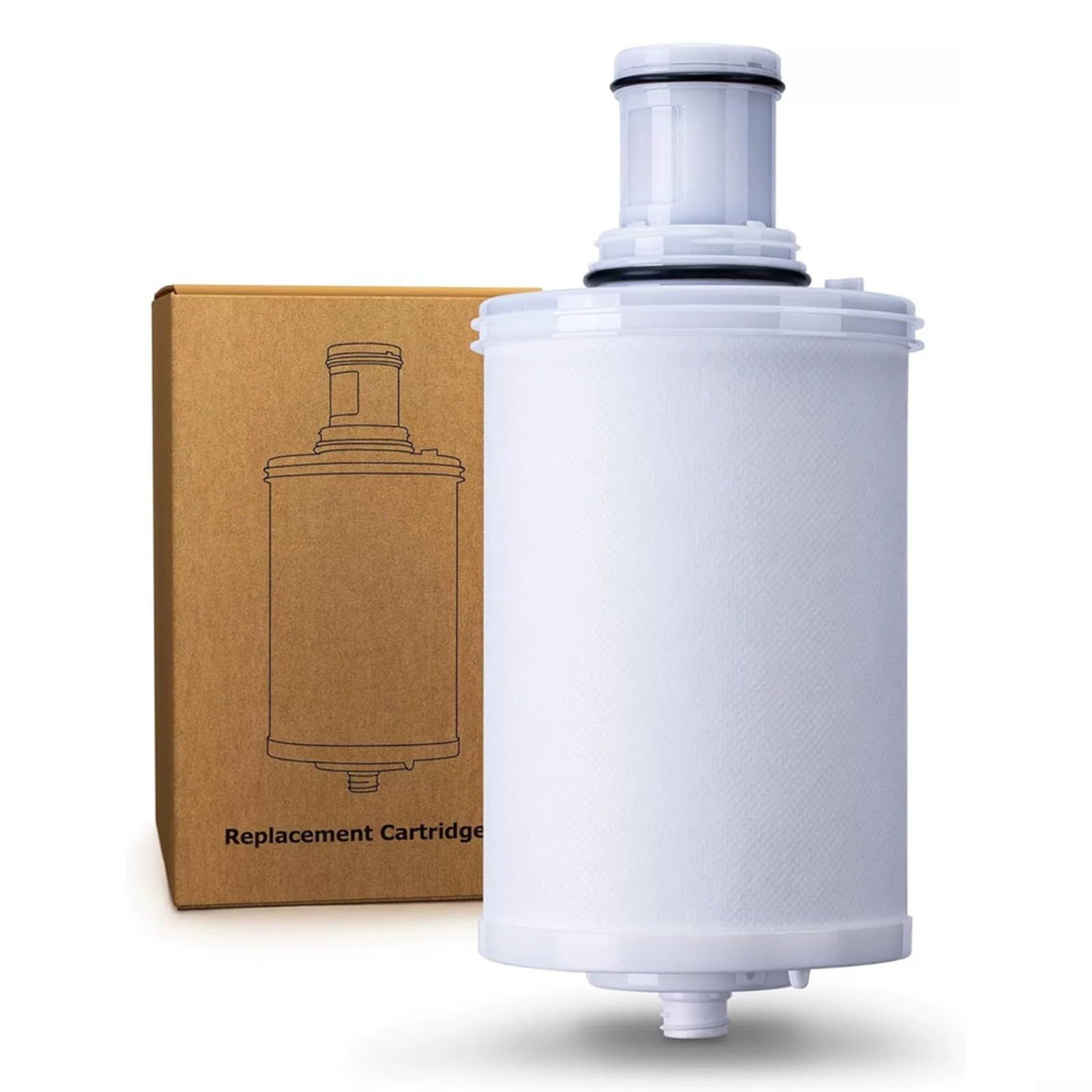 Wasserfilterkartusche für espring 100186, Aktivkohle-Ersatz, 0,2µm Präzisionsfiltration, 5000L Fassungsvermögen, weiß