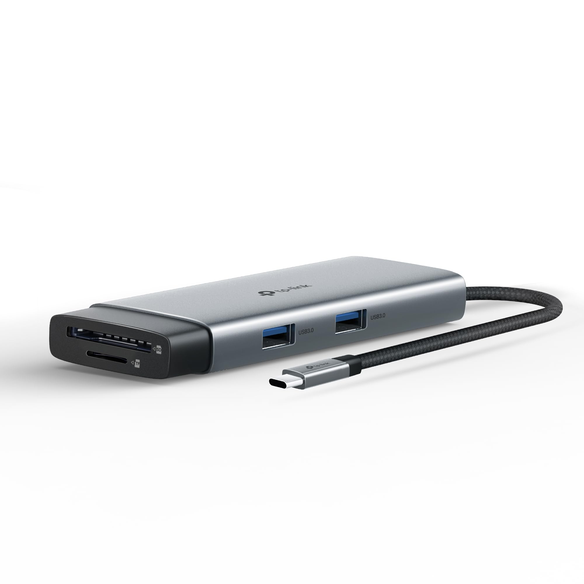 TP-Link UH7021C Hub USB C 7 in 1, 1 HDMI 4K@60Hz, SD e MicroSD UHS-I, 1 PD 100W, 3 Porte USB-A 3.0, 5 Gbps SuperSpeed, Win11/10/8.1/8/7, Mac OS, Linux OS, iOS, Android, Chrome OS