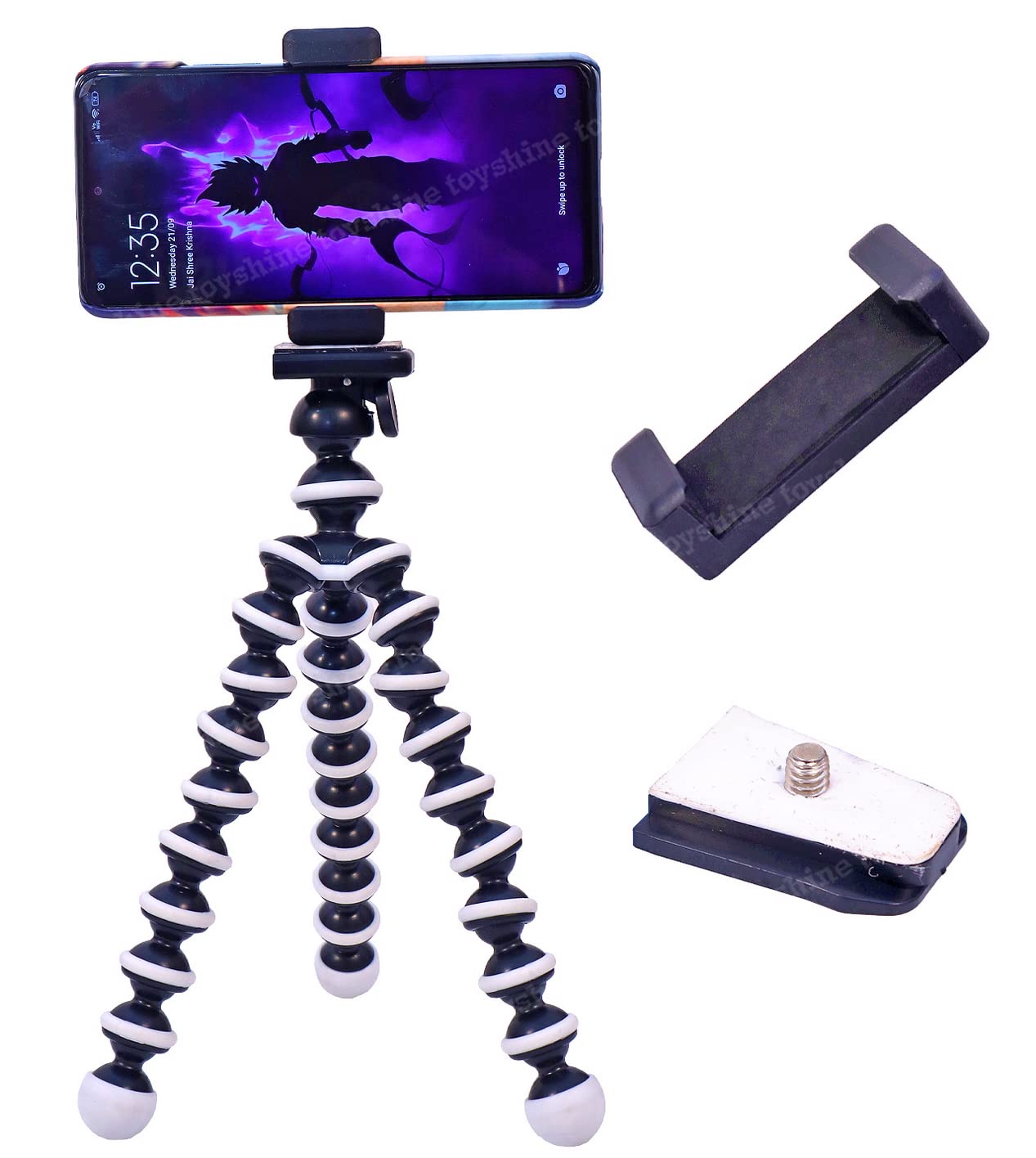 Spanker Gorilla Tripod/Mini (13 Inch) Tripod for Mobile Phone with Phone Mount | Flexible Gorilla Stand for DSLR & Action Cameras (B0BKW16LV3) Amazon Price History, Amazon Price Tracker