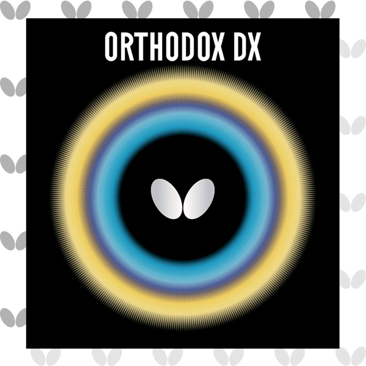 Butterfly Orthodox Table Tennis Rubber Table Tennis Rubber | OX (No Sponge) | Red or Black | 1 Classic Table Tennis Rubber Sheet | Approved Hardbat Table Tennis Rubber
