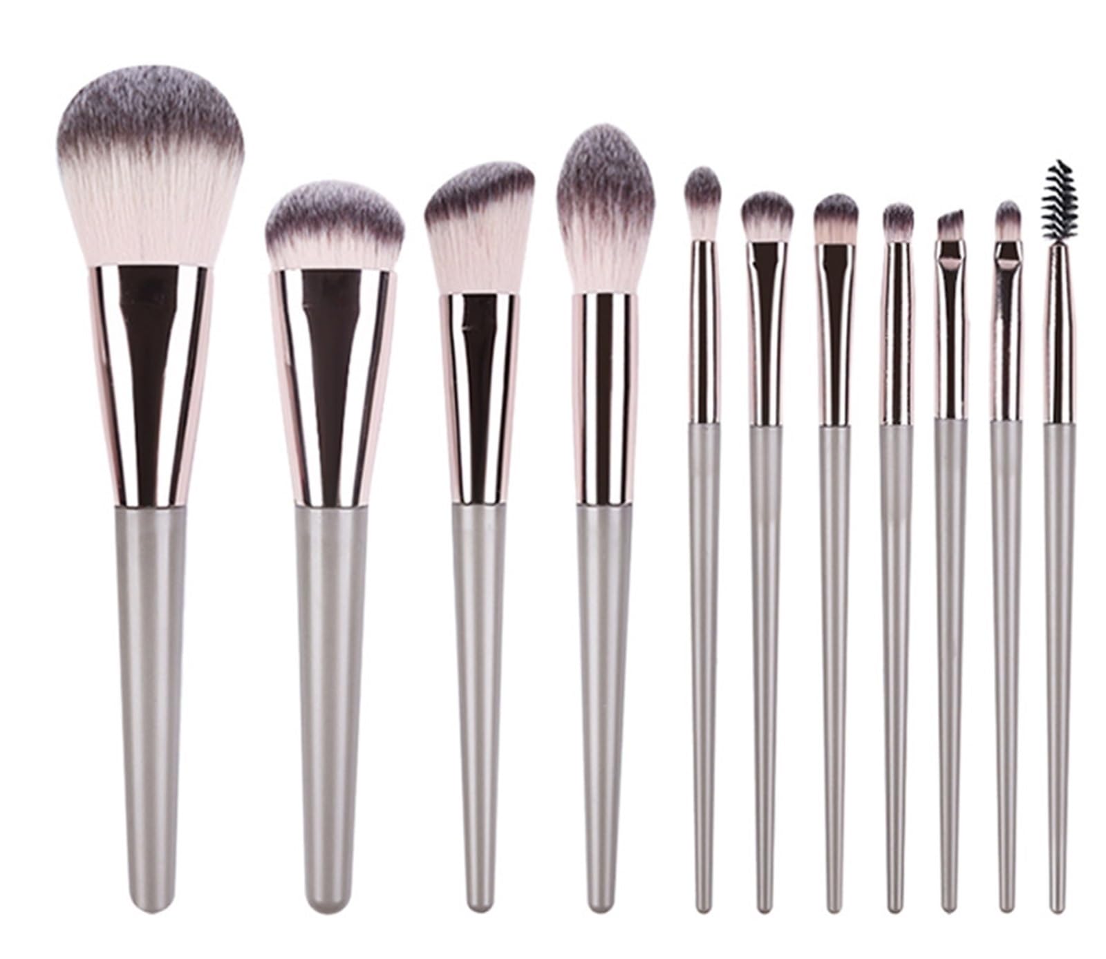 Pinsel Werkzeuge Make-up-Pinsel-Set, 11-teilig, Weiche Borsten, For Foundation, Concealer, Lidschattenpinsel Gesichtsbemalung(G)