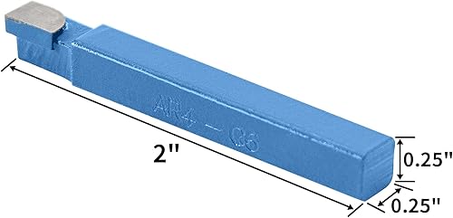 Miniatura 4 de Herramientas de torno de metal de 14 pulgadas - 10 herramientas de corte con punta de carburo, juego de corte de brocas C6, para torneado de torno