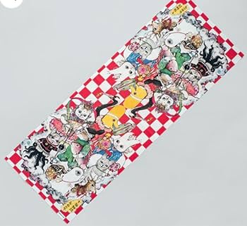 激レア】非売品 ヒグチユウコ 七福神 ハンカチ Amazon.co.jp