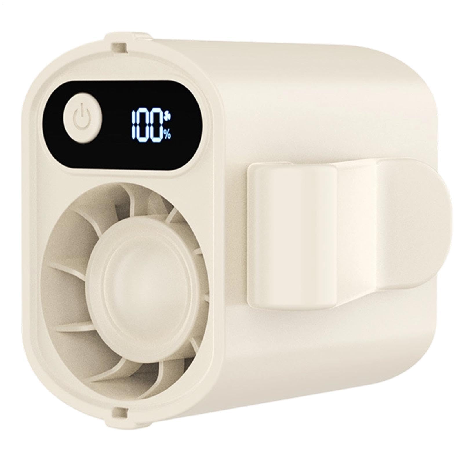 Ventilador de cintura con clip a batería, soplador portátil de 15000 rpm