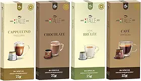 Cápsulas Compativeis Nespresso Cappuccino Chocolate Brulee 40 Unid