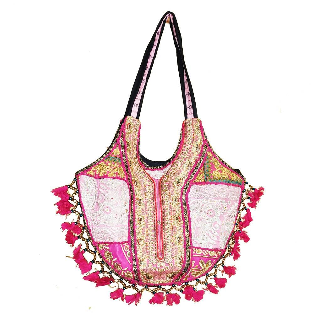 OCR INTERNATIONALIndian Handmade work women bag Banjara Tote Shoulder Bag Vintage Embroidered Bag B17