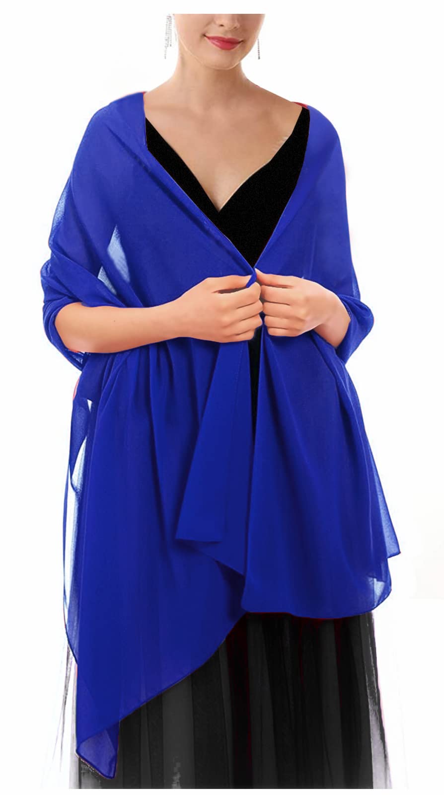 SUJANchiffon scarf for women evening dresses shoulder covers Soild hijabs shawl wrap pashmina