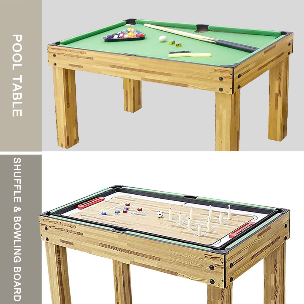 Combo Multi Games Tables Set Multi Game Table, 5 in 1 Combo Game Table