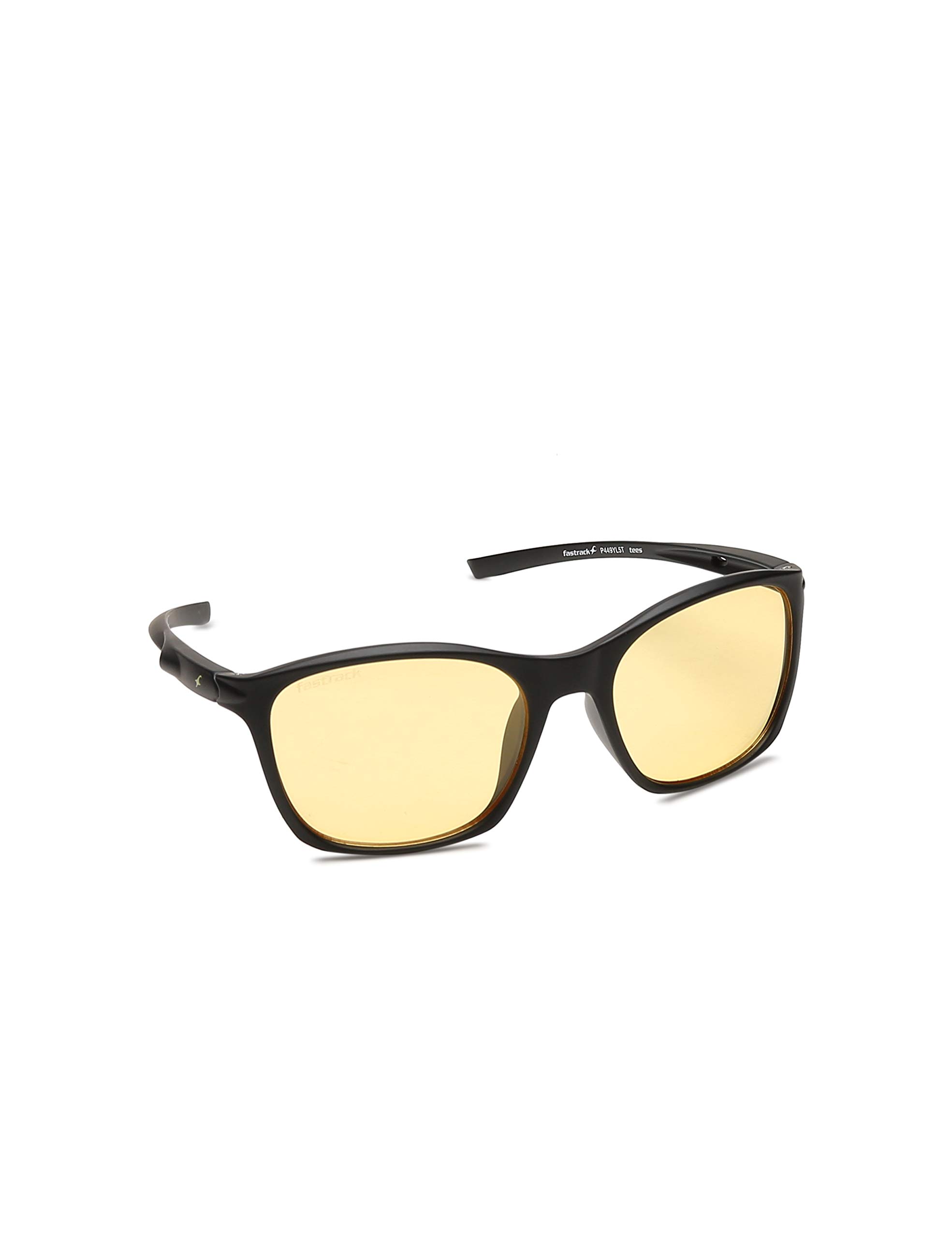 Fastrack Yellow Square 100% UV protected Sunglasses for Men - Image 2 thumbnail