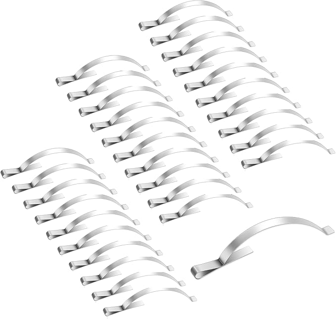 30 PCS Window Screen Springs Tension Spring Corner Clips, Holding