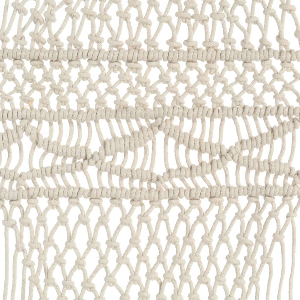 Rideau en macramé - 140 x 240 cm - En coton - Pour porte, porte de balcon, fenêtre - Séparateur de pièce - Décoration de vitrine - Polyvalent