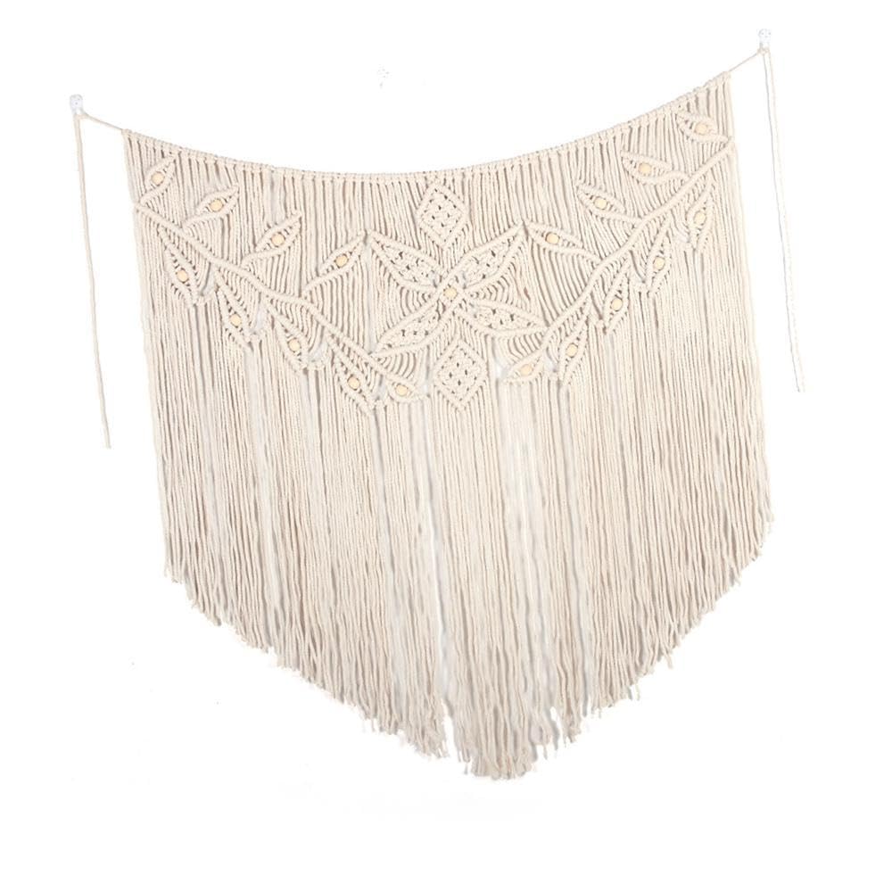 TWISAXC Macrame Woven Tapestry Blanket Bohemian Art Stylish Wall Hanging Decor For Boho Living Room Or Bedroom Or On Top Of Bed
