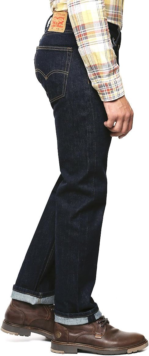 Regular Fit Levi's Men's 505 Jeans - Rinsed - Image 2