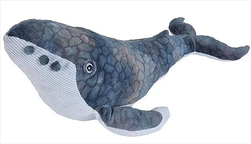 Wild Republic Peluche de ballena jorobada, peluche de peluche, regalos para niños, 20 pulgadas
