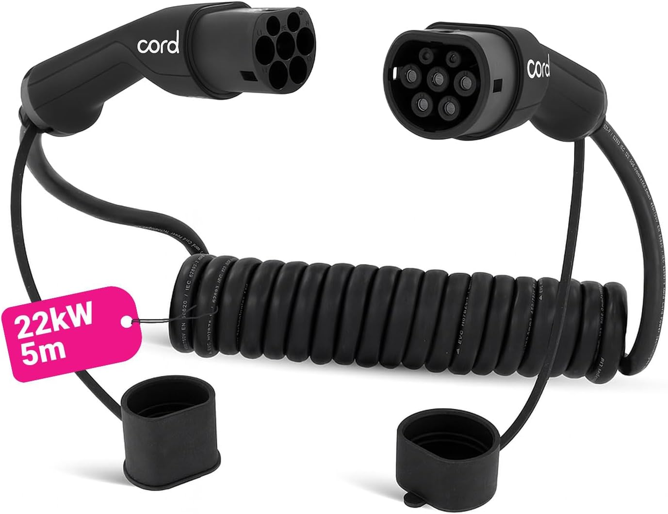 EV Charger Coiled cable