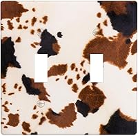 Vista 50 de Placa de interruptor de luz con estampado de leopardo de 1 banda, placa de pared basculante individual, placa decorativa eléctrica GFCI