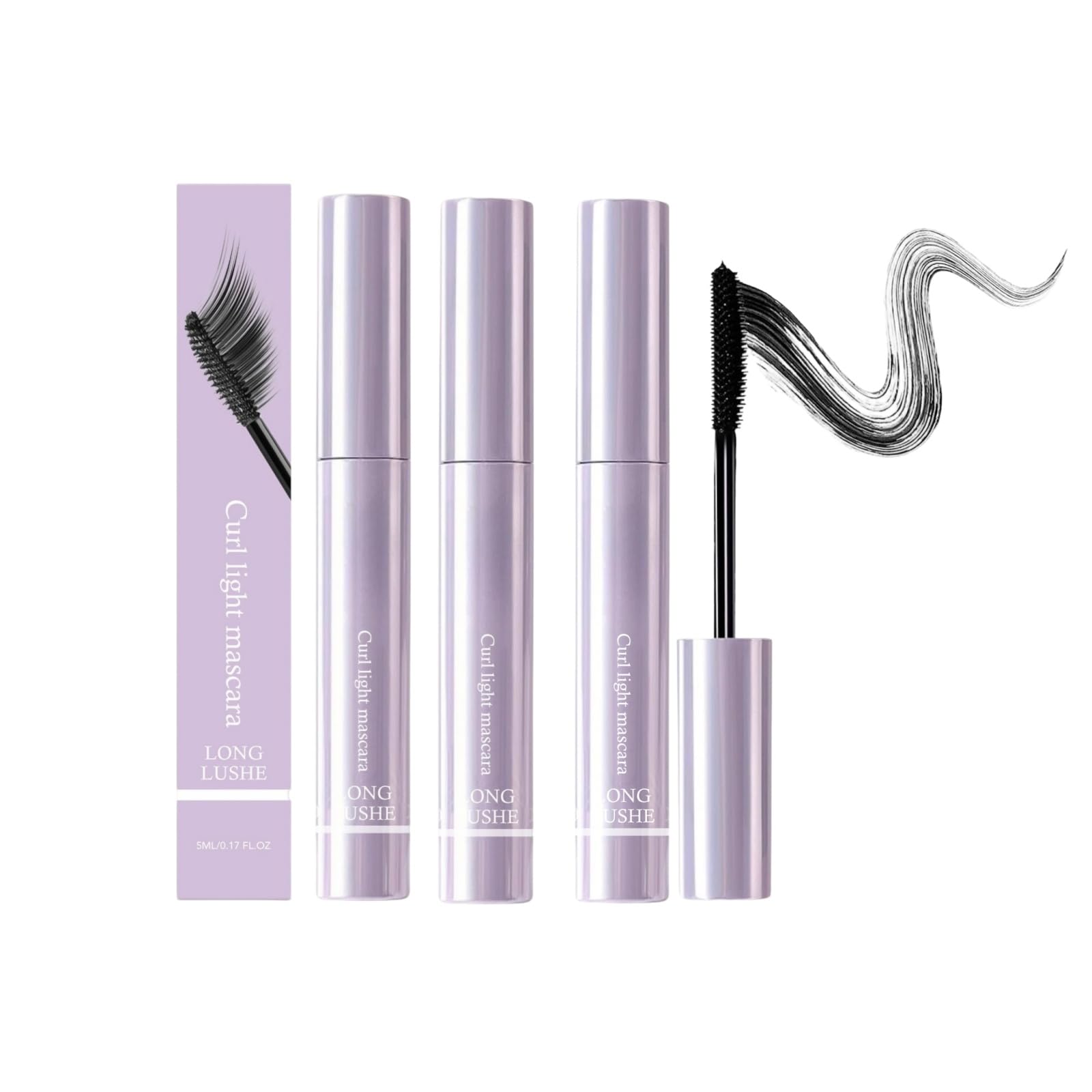 Mascara impermeabile ultra sottile per ciglia sottili e corte,Mascara nero fine | Mascara per donne anziane, fine effetto ciglia finte progettato per occhi sensibili trucco donna allungante e addensante
