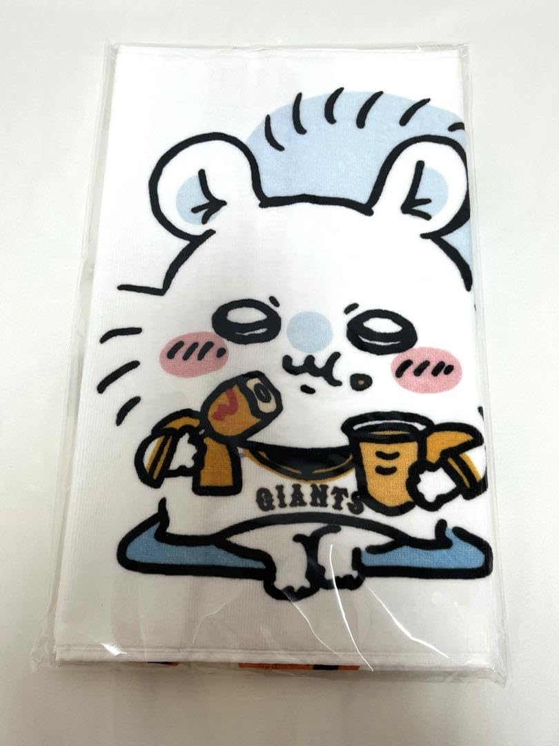 Amazon.co.jp: ちかわ×読売ジャイアンツ やわらかフェイスタオル